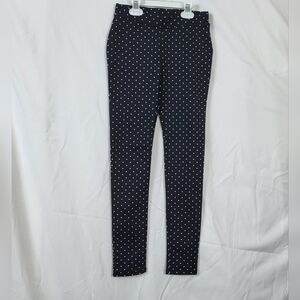 Childrens Place‎ Girls Black White Polka Dot Full Length Leggings 10 New